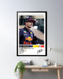 Cuadro Max Verstappen