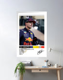 Cuadro Max Verstappen