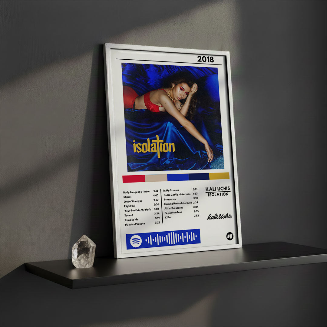 Cuadro Kali Uchis - Isolation - Catarsis Visual