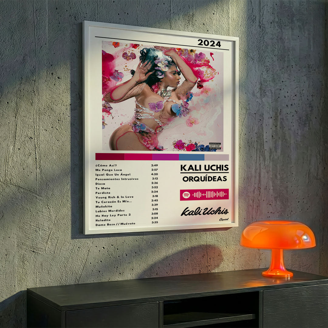 Cuadro Kali Uchis - Orquideas