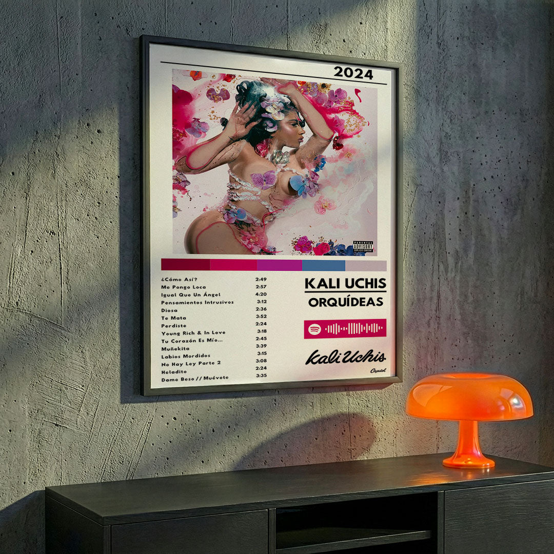 Cuadro Kali Uchis - Orquideas