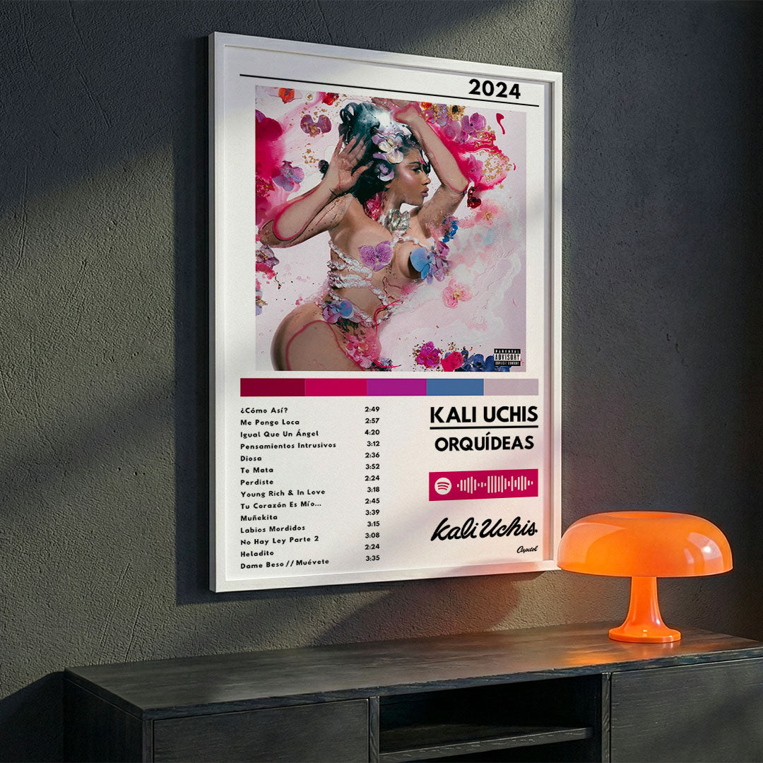 Cuadro Kali Uchis - Orquideas