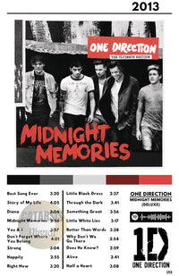 Cuadro One Direction - Midnight Memories
