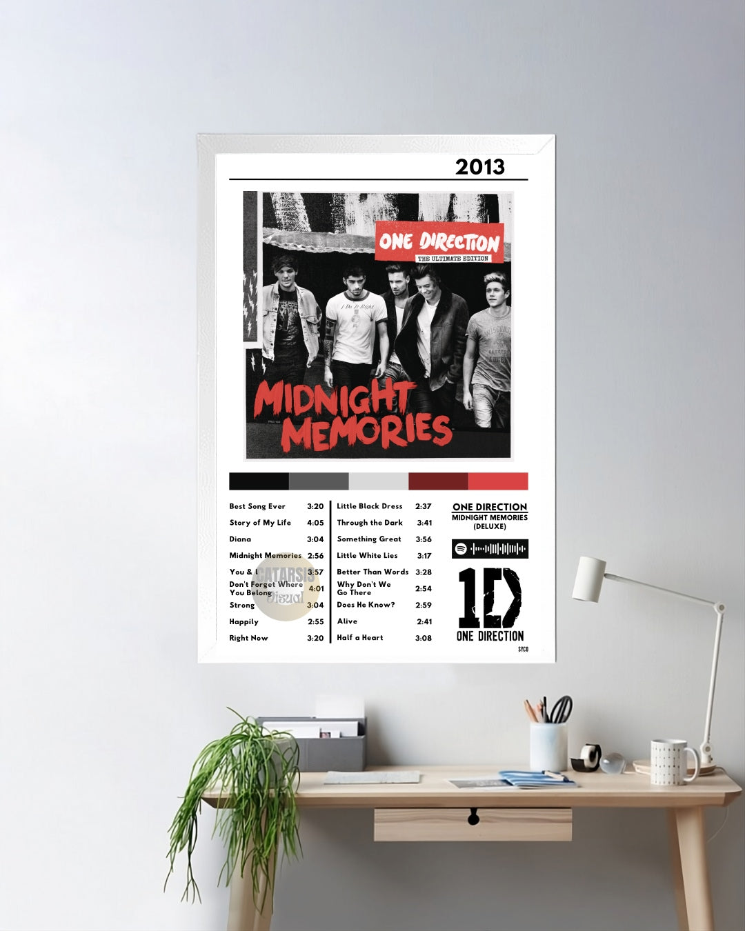 Cuadro One Direction - Midnight Memories