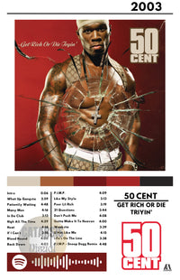 Cuadro 50 Cent  - Get Rich Or Die Triyin'