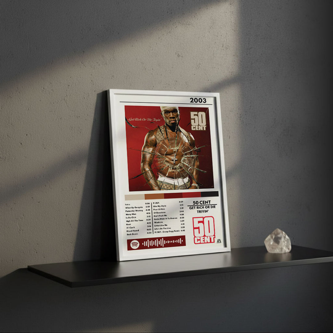 Cuadro 50 Cent  - Get Rich Or Die Triyin'