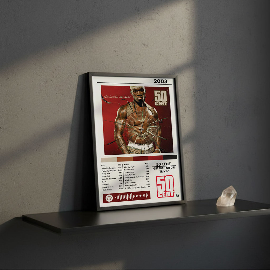 Cuadro 50 Cent  - Get Rich Or Die Triyin'