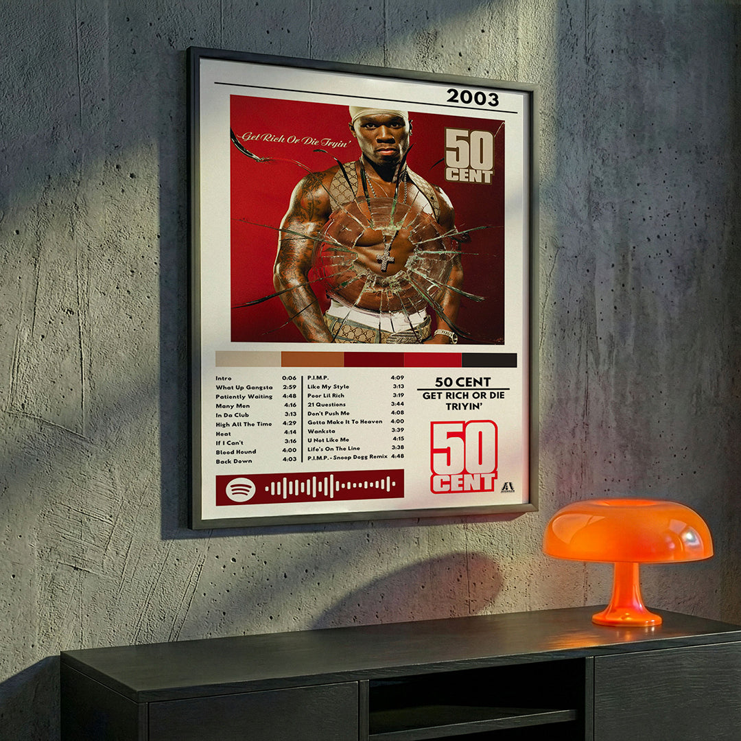 Cuadro 50 Cent - Get Rich Or Die Triyin' - Catarsis Visual