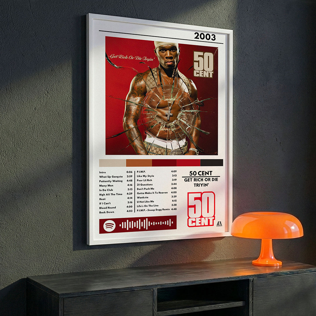 Cuadro 50 Cent - Get Rich Or Die Triyin' - Catarsis Visual
