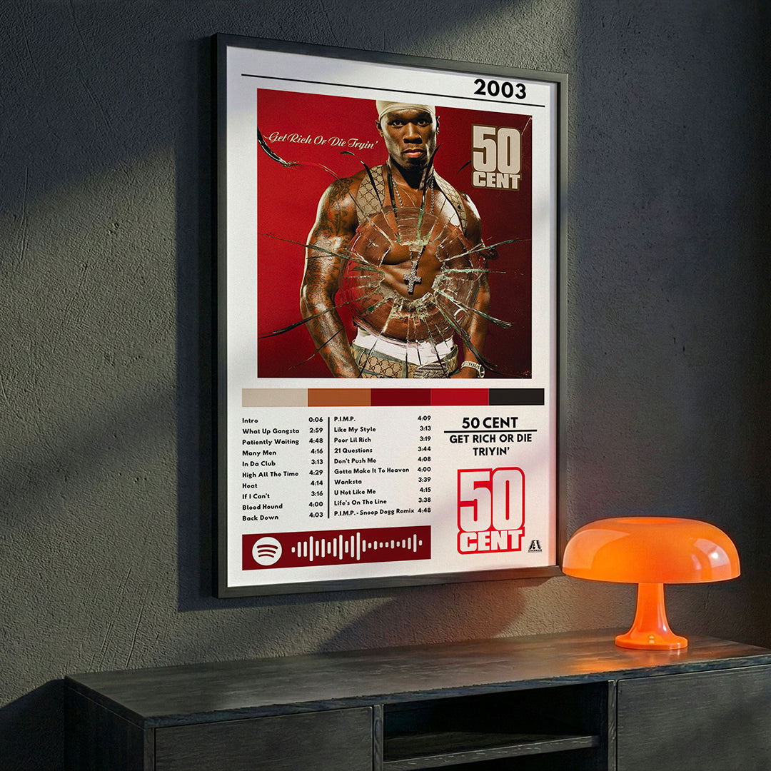 Cuadro 50 Cent - Get Rich Or Die Triyin' - Catarsis Visual