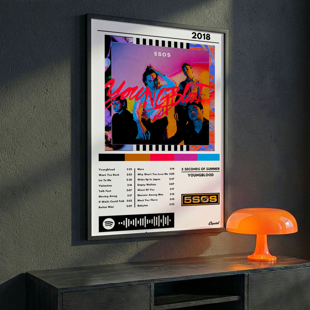 Cuadro 5 Seconds Of Summer - Youngblood