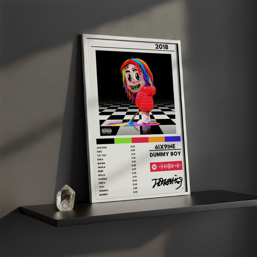 Cuadro 6ix9ine - Dummy Boy