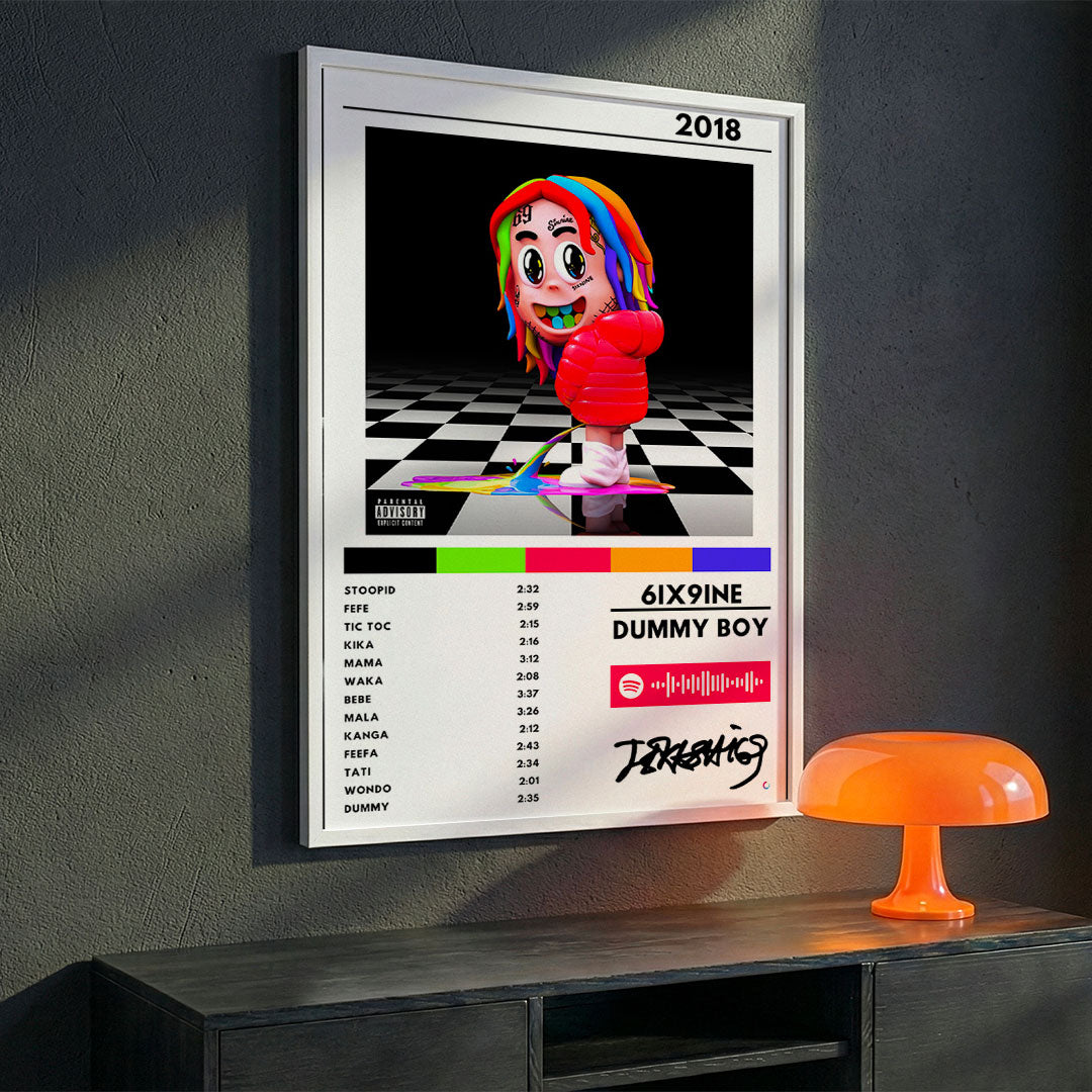 Cuadro 6ix9ine - Dummy Boy
