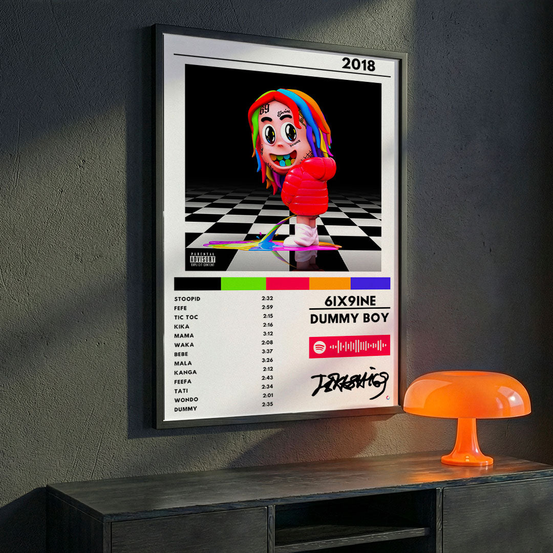 Cuadro 6ix9ine - Dummy Boy