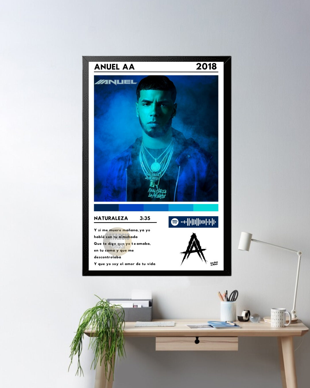 Cuadro Anuel AA - Naturaleza