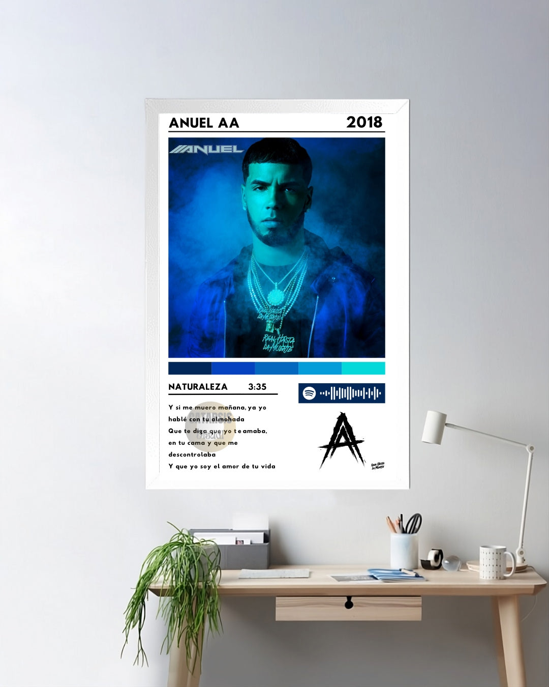 Cuadro Anuel AA - Naturaleza