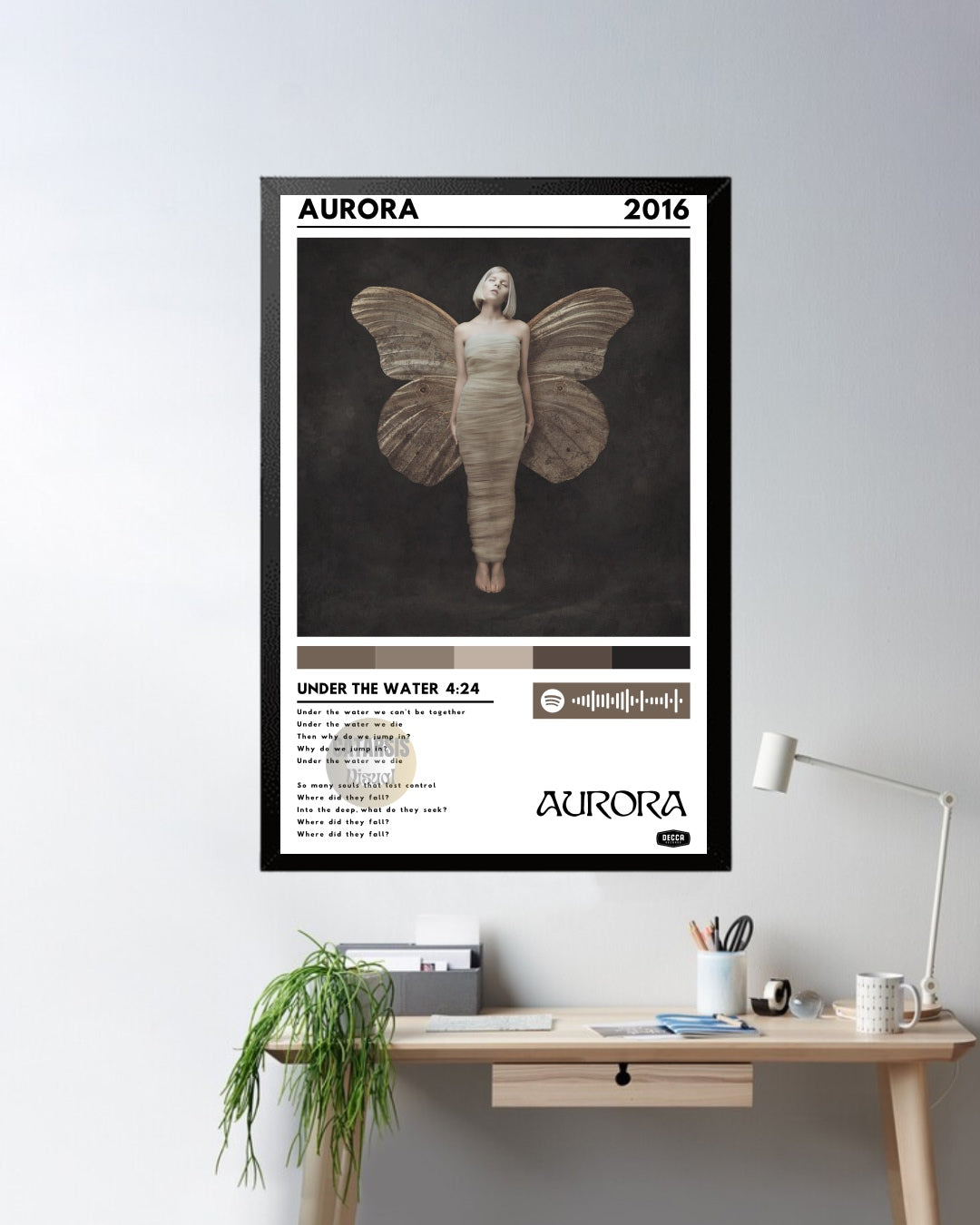 Cuadro AURORA - Under the Water