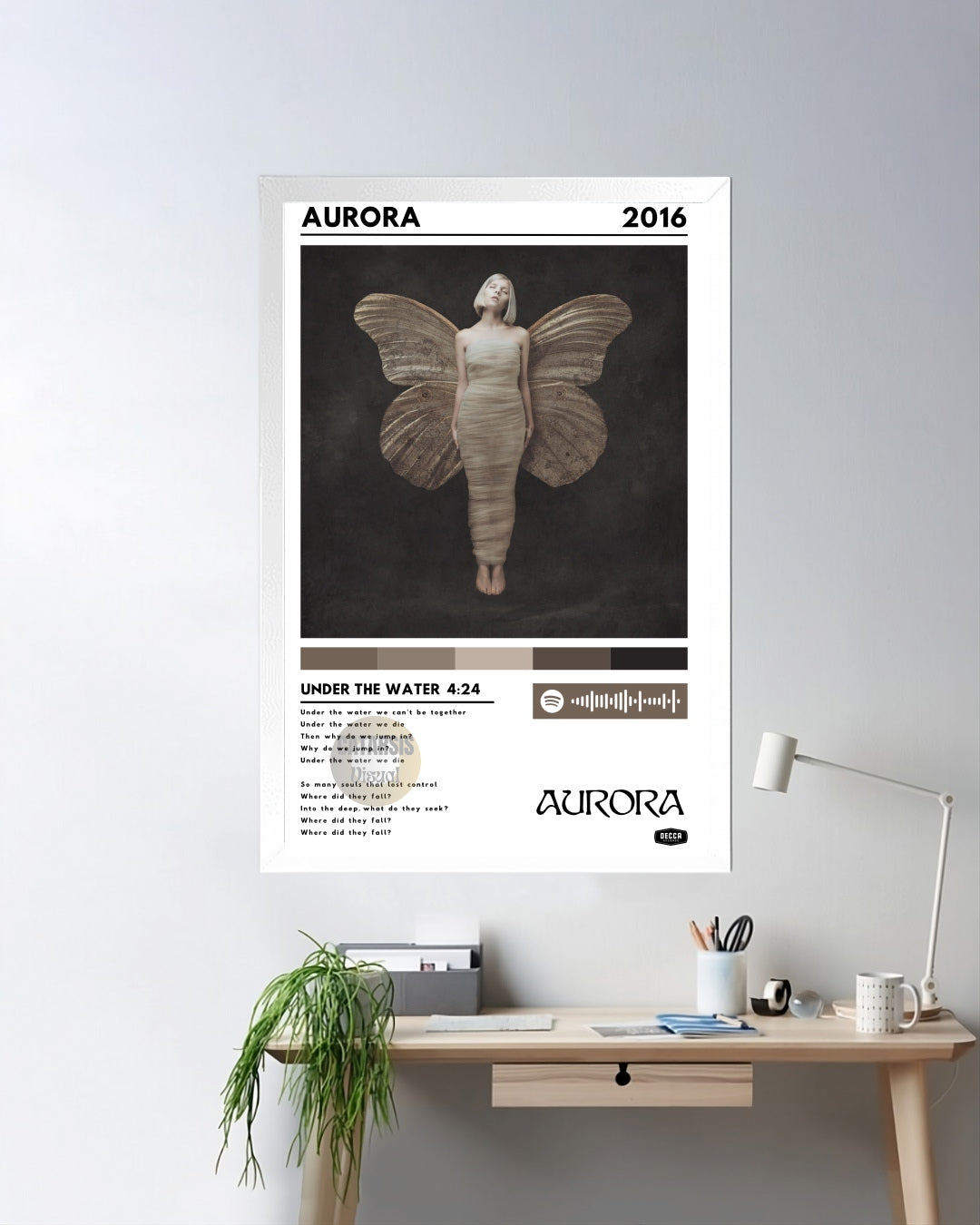 Cuadro AURORA - Under the Water