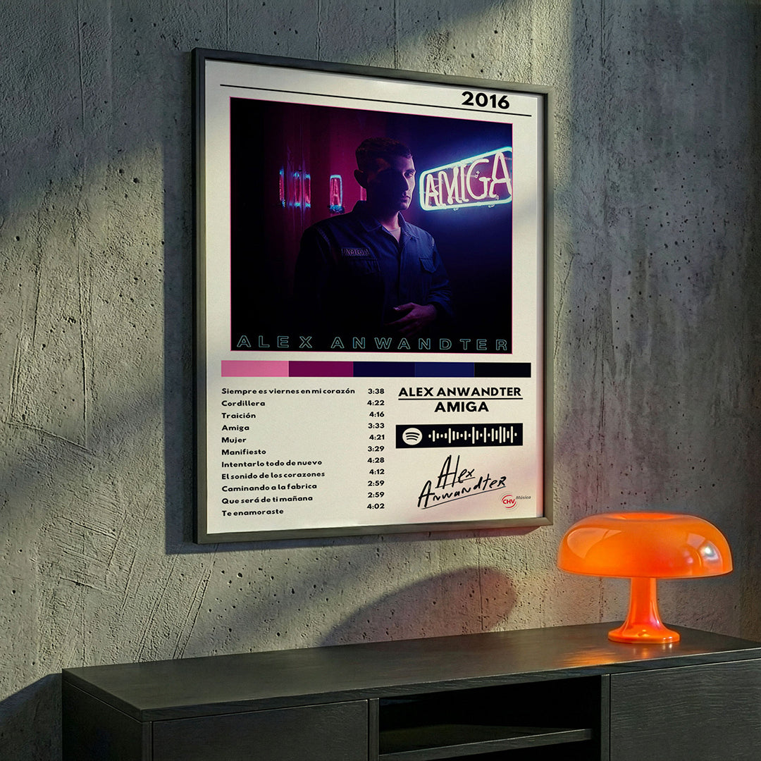 Cuadro Alex Anwandter - Amiga - Catarsis Visual