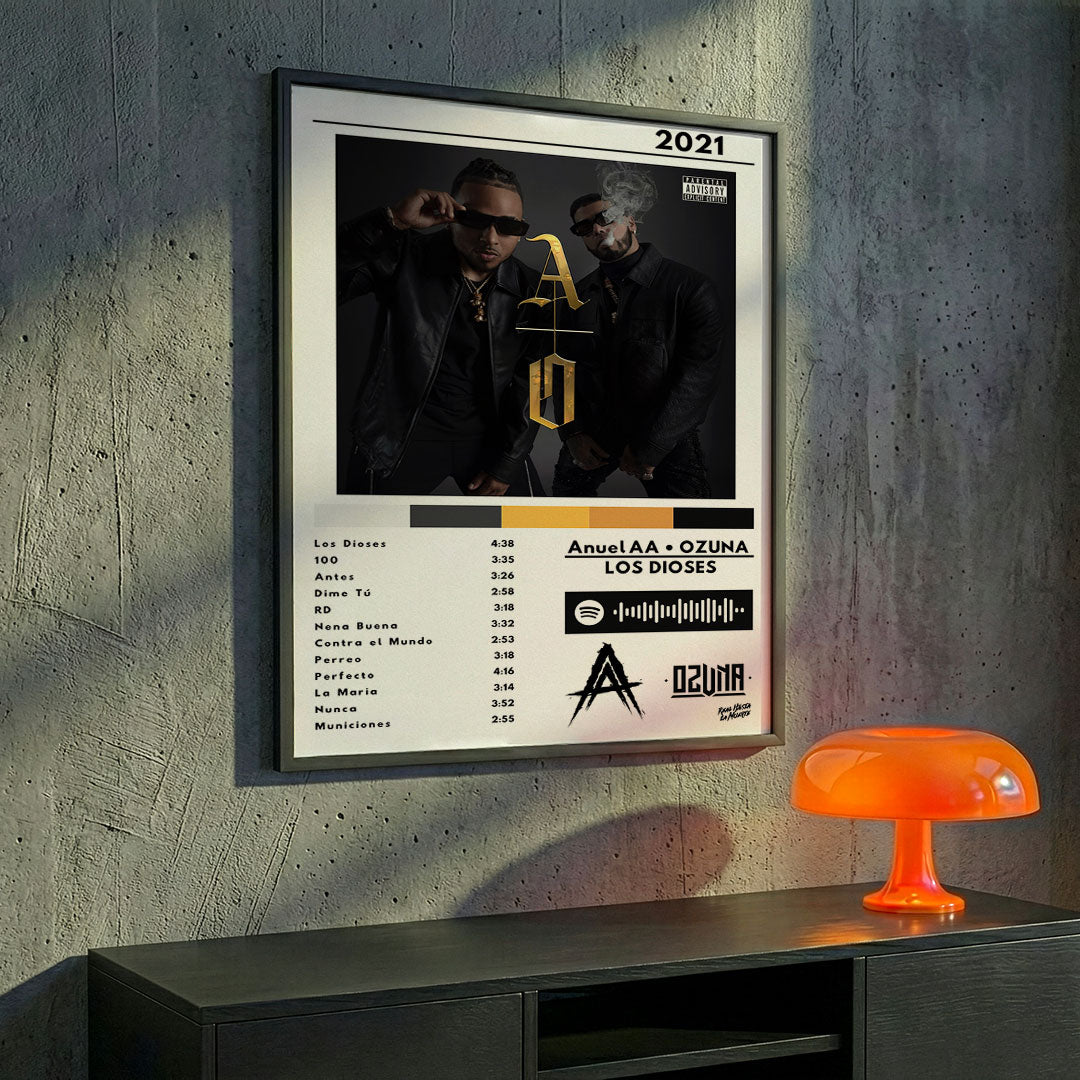 Cuadro Anuel AA - Los Dioses - Catarsis Visual