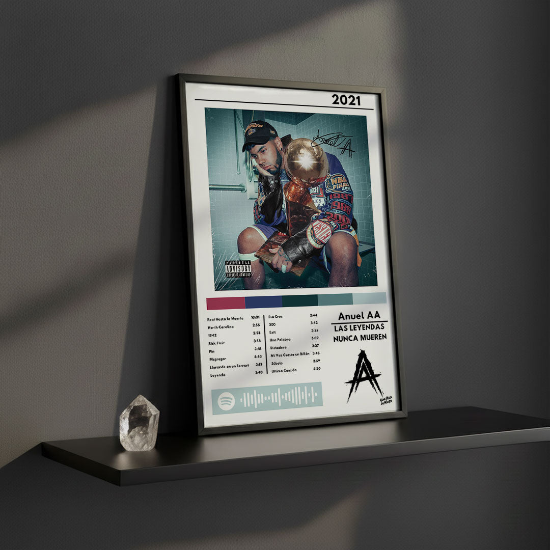 Cuadro Anuel AA - Las Leyendas Nunca mueren - Catarsis Visual