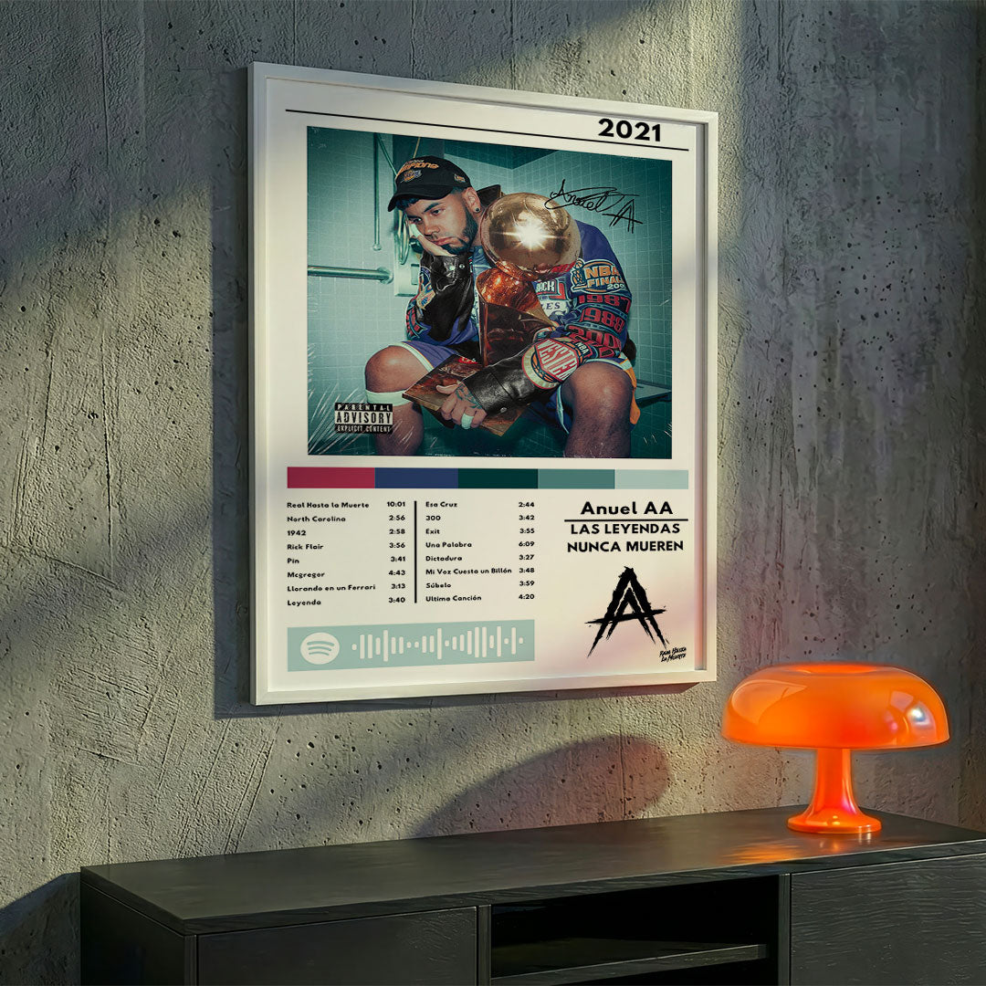 Cuadro Anuel AA - Las Leyendas Nunca mueren - Catarsis Visual