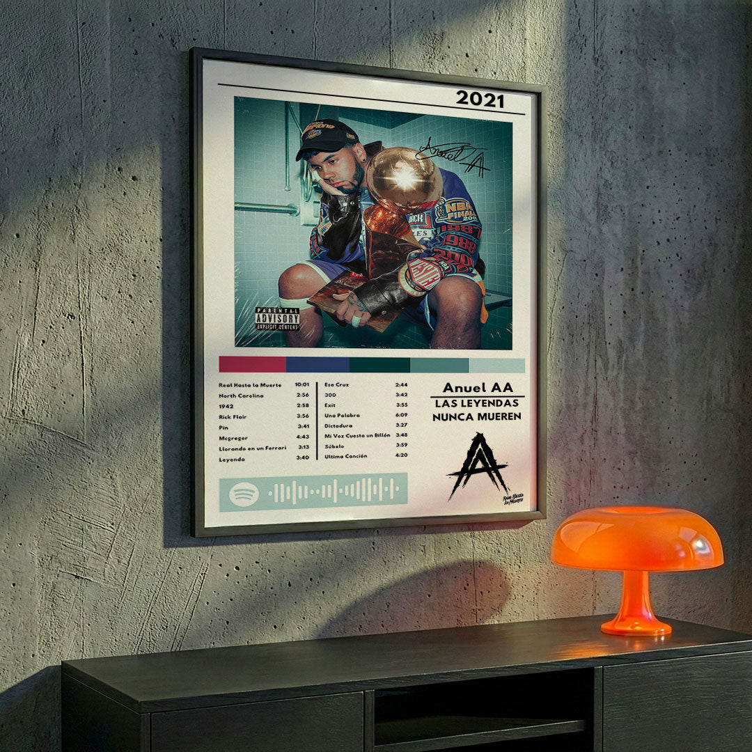 Cuadro Anuel AA - Las Leyendas Nunca mueren - Catarsis Visual