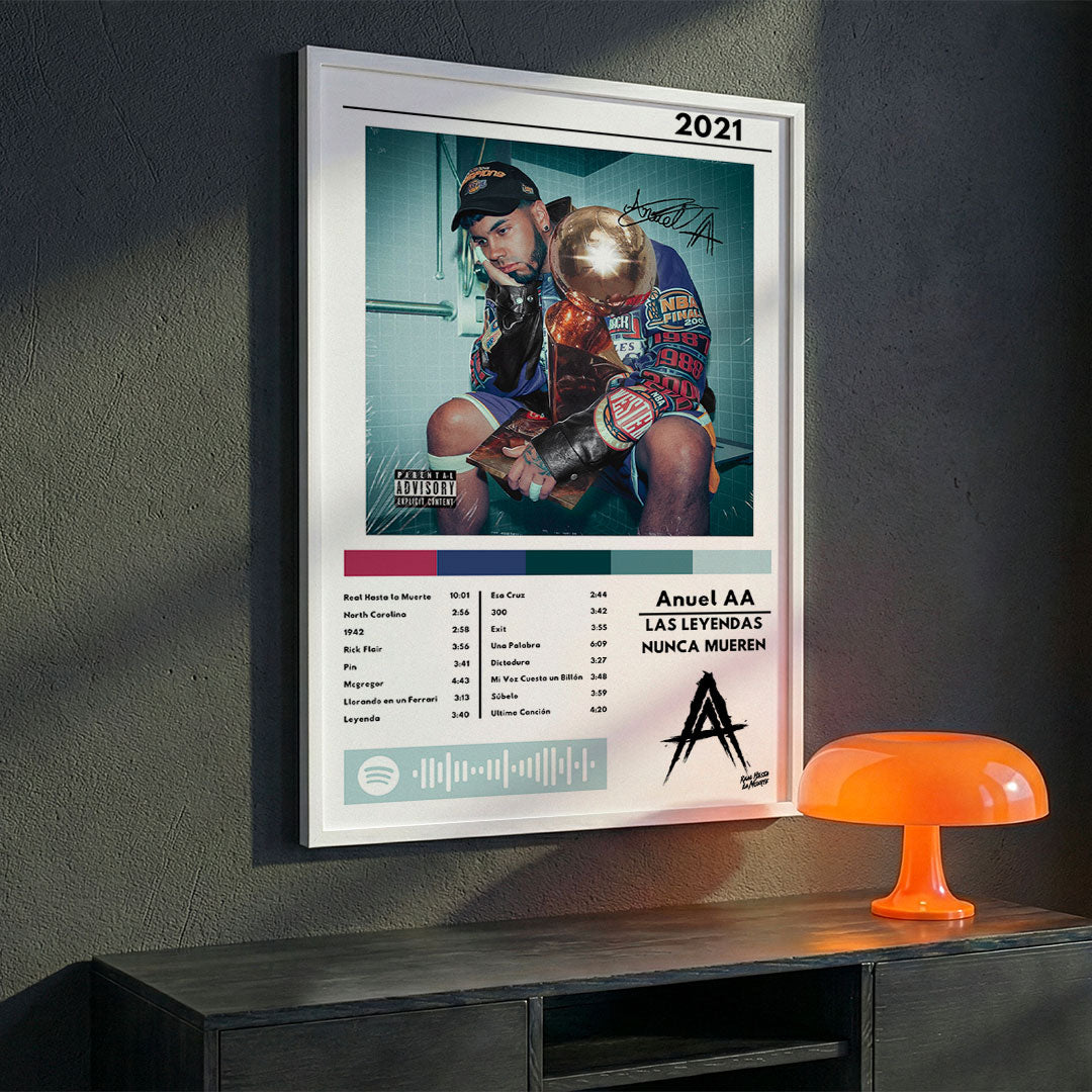 Cuadro Anuel AA - Las Leyendas Nunca mueren - Catarsis Visual