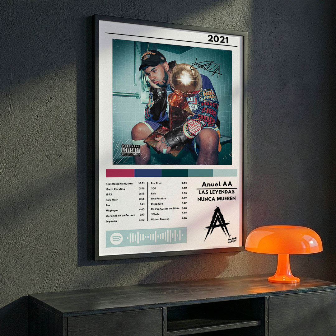 Cuadro Anuel AA - Las Leyendas Nunca mueren - Catarsis Visual