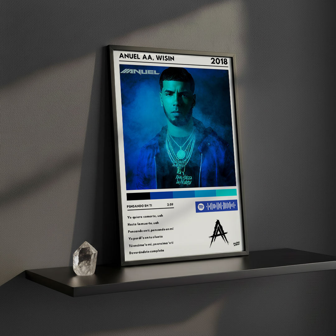 Cuadro Anuel AA - Pensando en ti