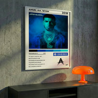 Cuadro Anuel AA - Pensando en ti