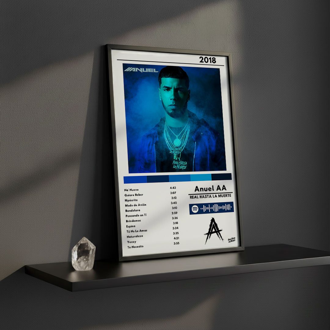 Cuadro Anuel AA - Real hasta la muerte - Catarsis Visual