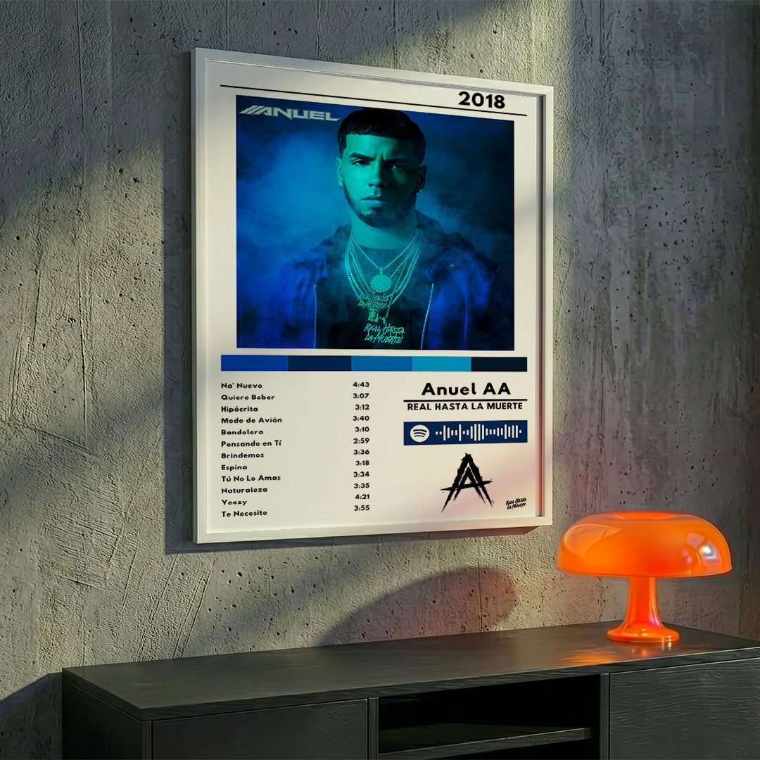 Cuadro Anuel AA - Real hasta la muerte - Catarsis Visual