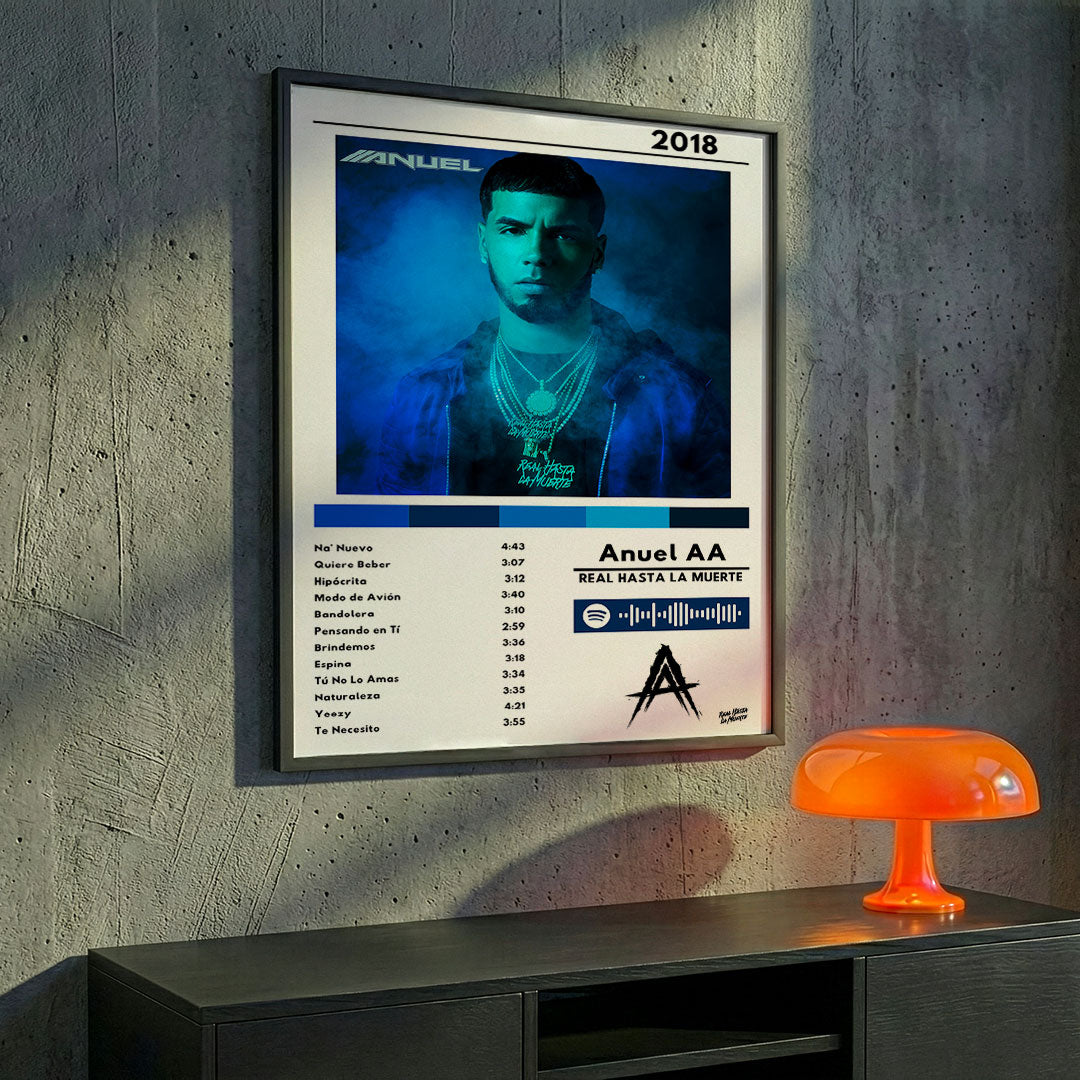 Cuadro Anuel AA - Real hasta la muerte - Catarsis Visual