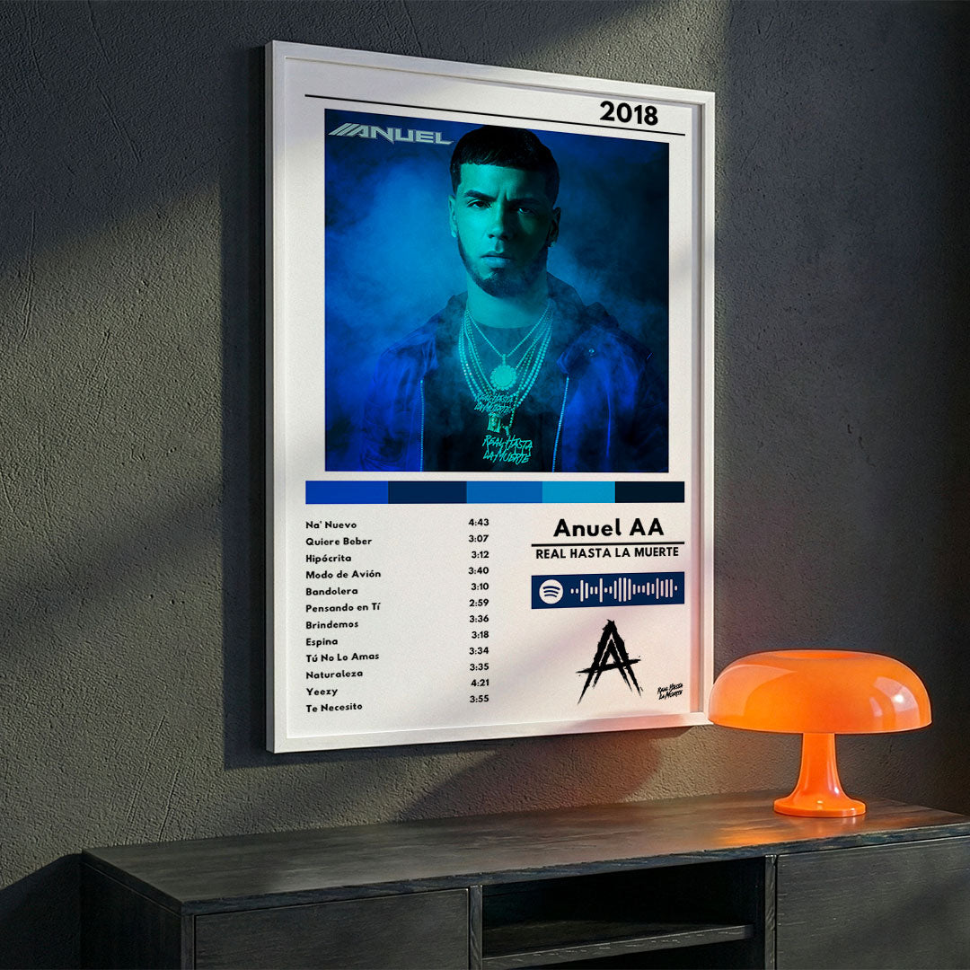 Cuadro Anuel AA - Real hasta la muerte - Catarsis Visual