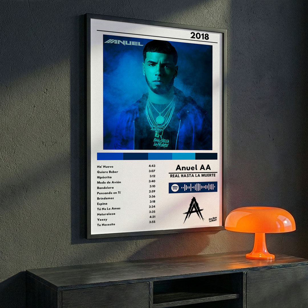 Cuadro Anuel AA - Real hasta la muerte - Catarsis Visual