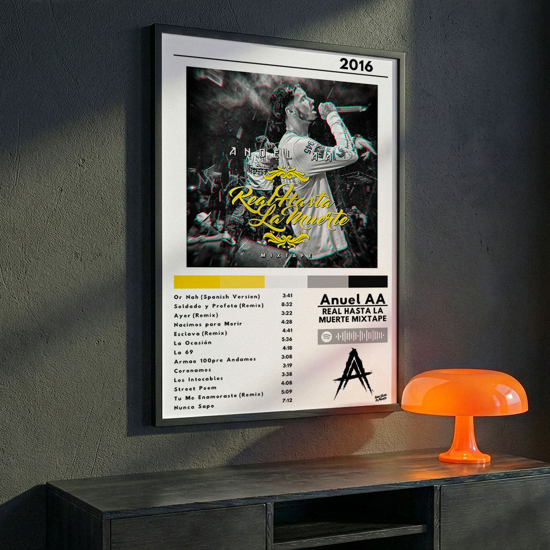 Cuadro Anuel AA - Real Hasta La muerte Mixtape - Catarsis Visual