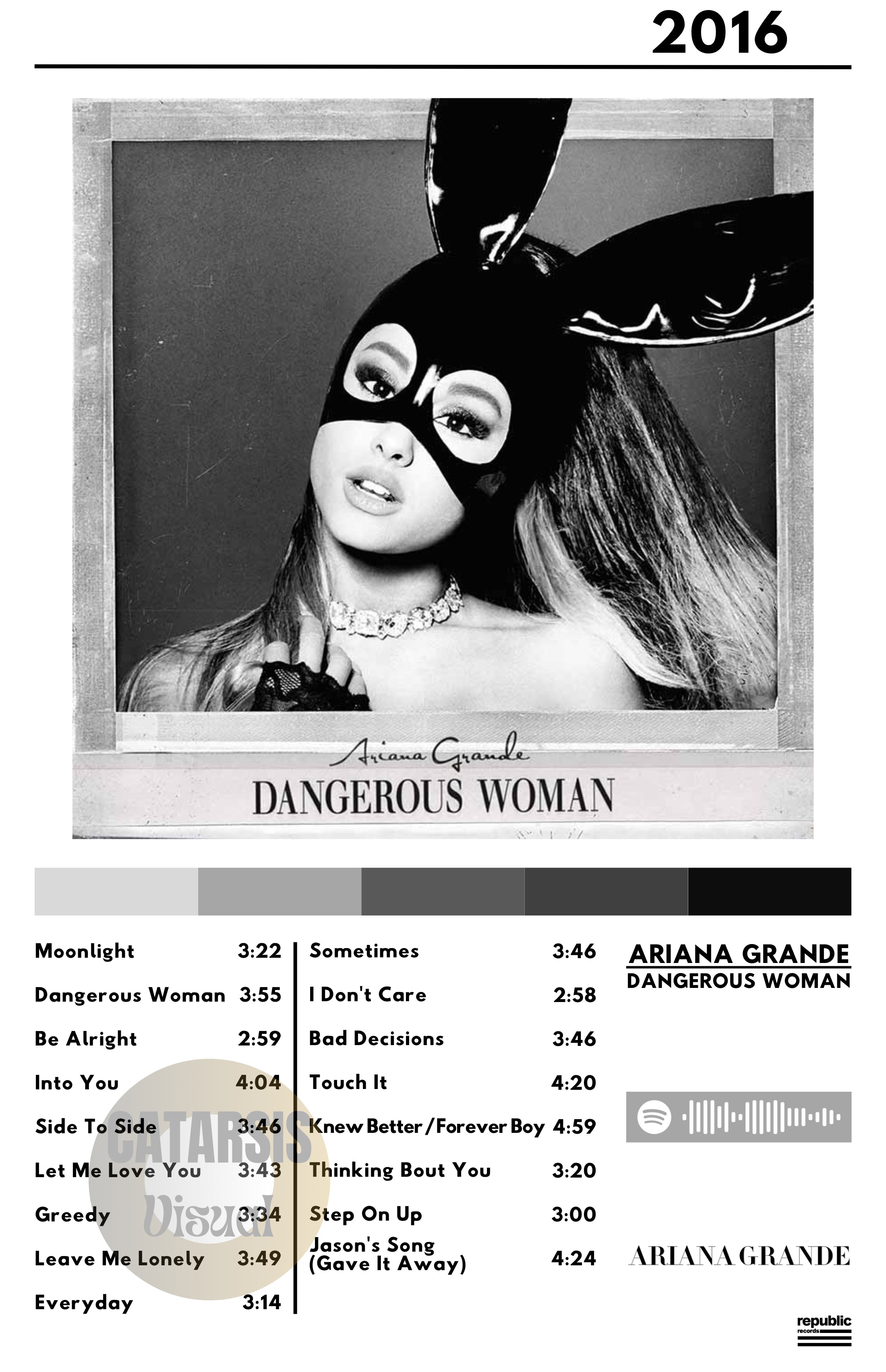 Cuadro Ariana Grande - Dangerous Woman