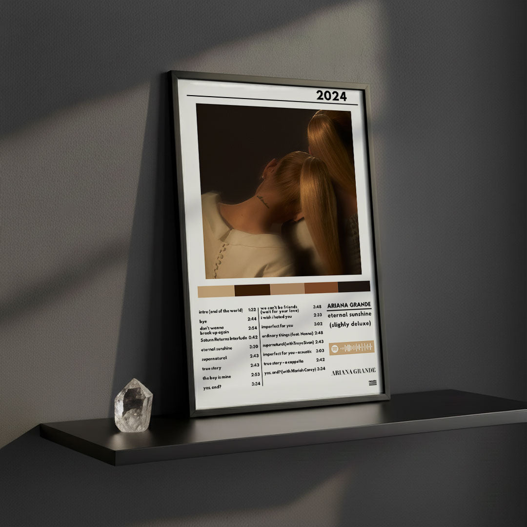 Cuadro Ariana Grande - eternal sunshine (slightly deluxe) - Catarsis Visual