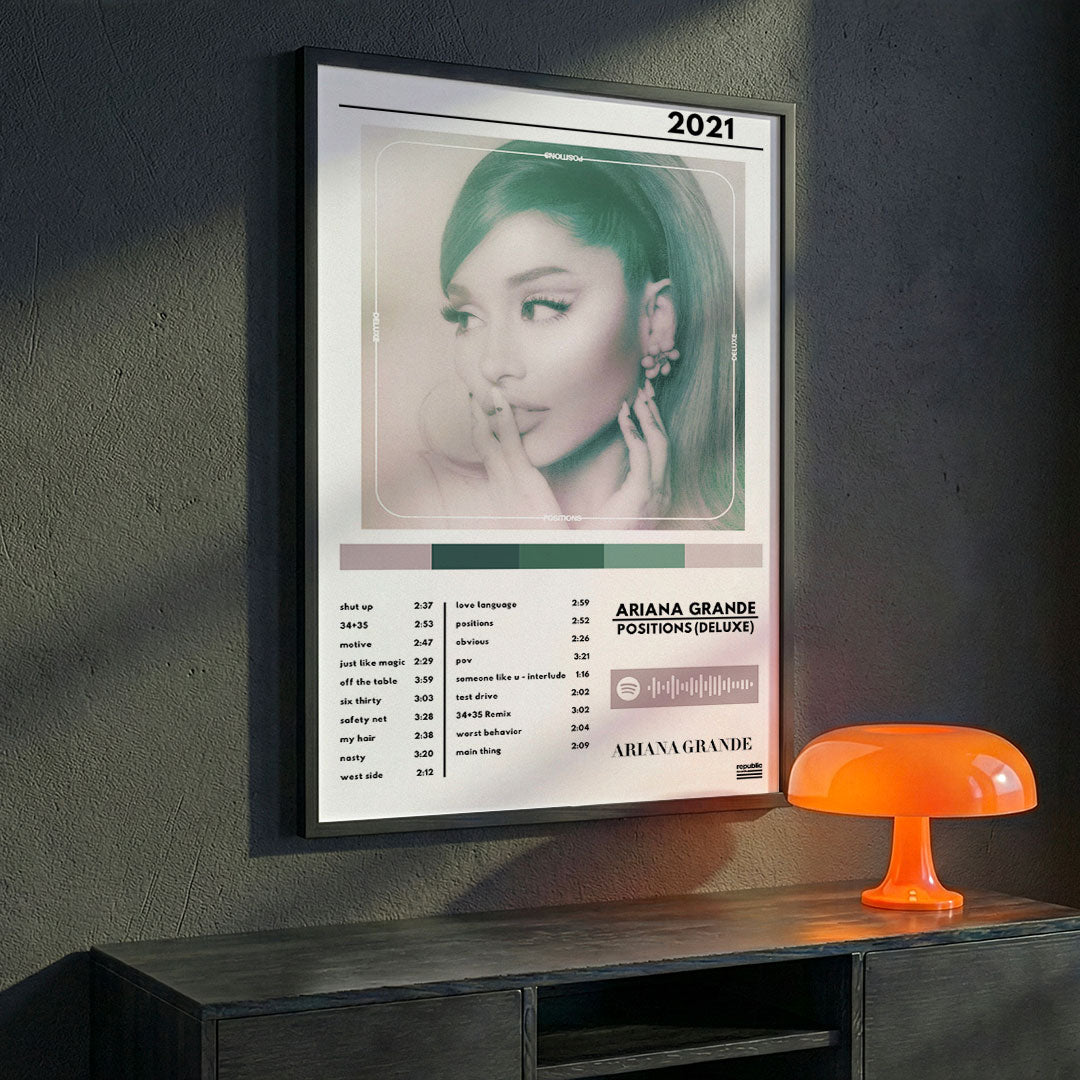 Cuadro Ariana Grande - Positions (Deluxe) - Catarsis Visual