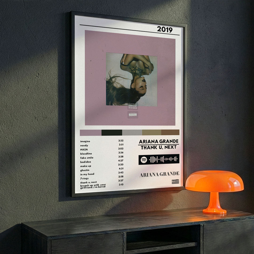 Cuadro Ariana Grande - Thank U, Next - Catarsis Visual