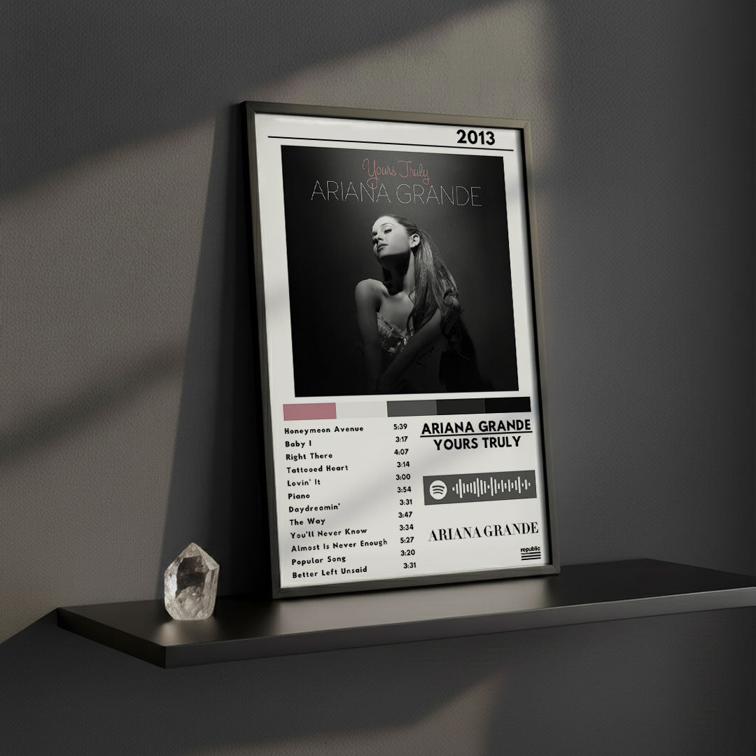 Cuadro Ariana Grande - Yours Truly - Catarsis Visual