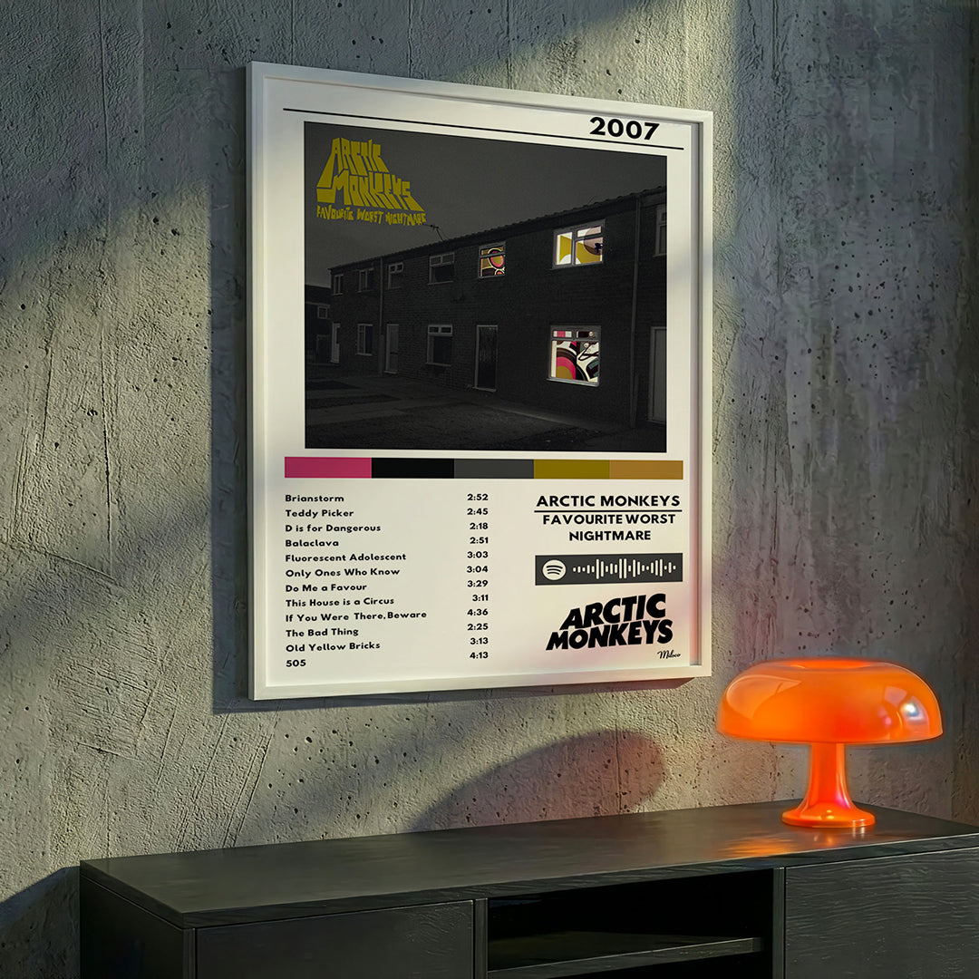 Cuadro Arctic Monkeys - Favourite Worst Nightmare - Catarsis Visual