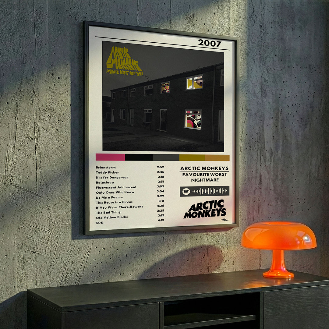 Cuadro Arctic Monkeys - Favourite Worst Nightmare - Catarsis Visual