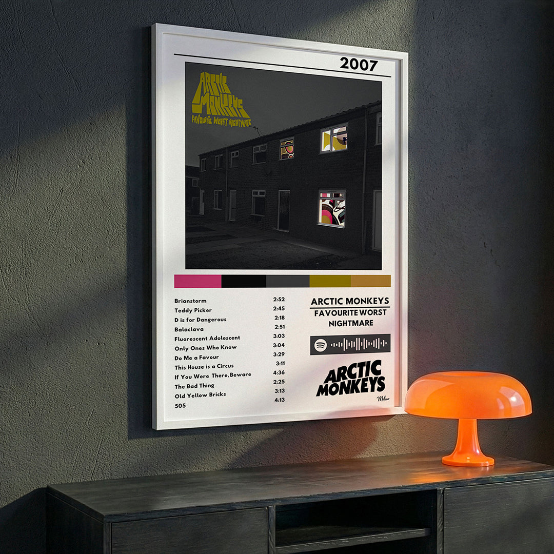 Cuadro Arctic Monkeys - Favourite Worst Nightmare - Catarsis Visual