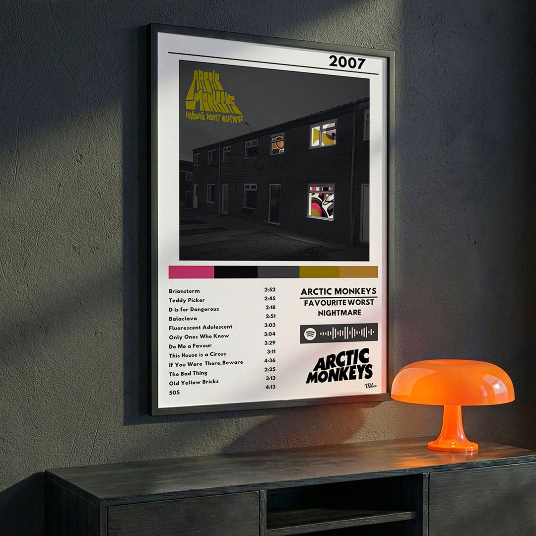 Cuadro Arctic Monkeys - Favourite Worst Nightmare - Catarsis Visual