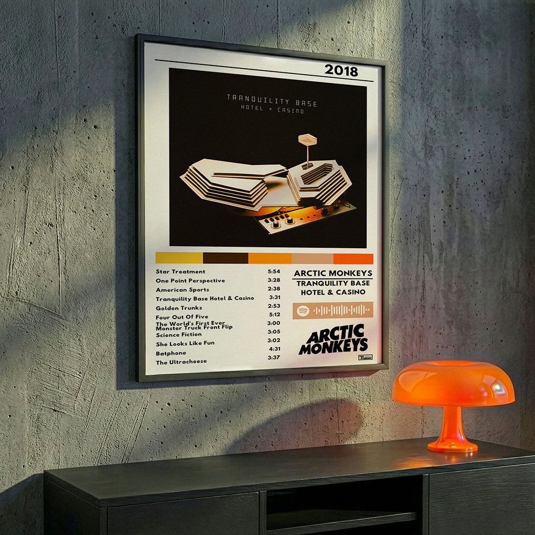 Cuadro Arctic Monkeys - Tranquility Base Hotel & Casino - Catarsis Visual