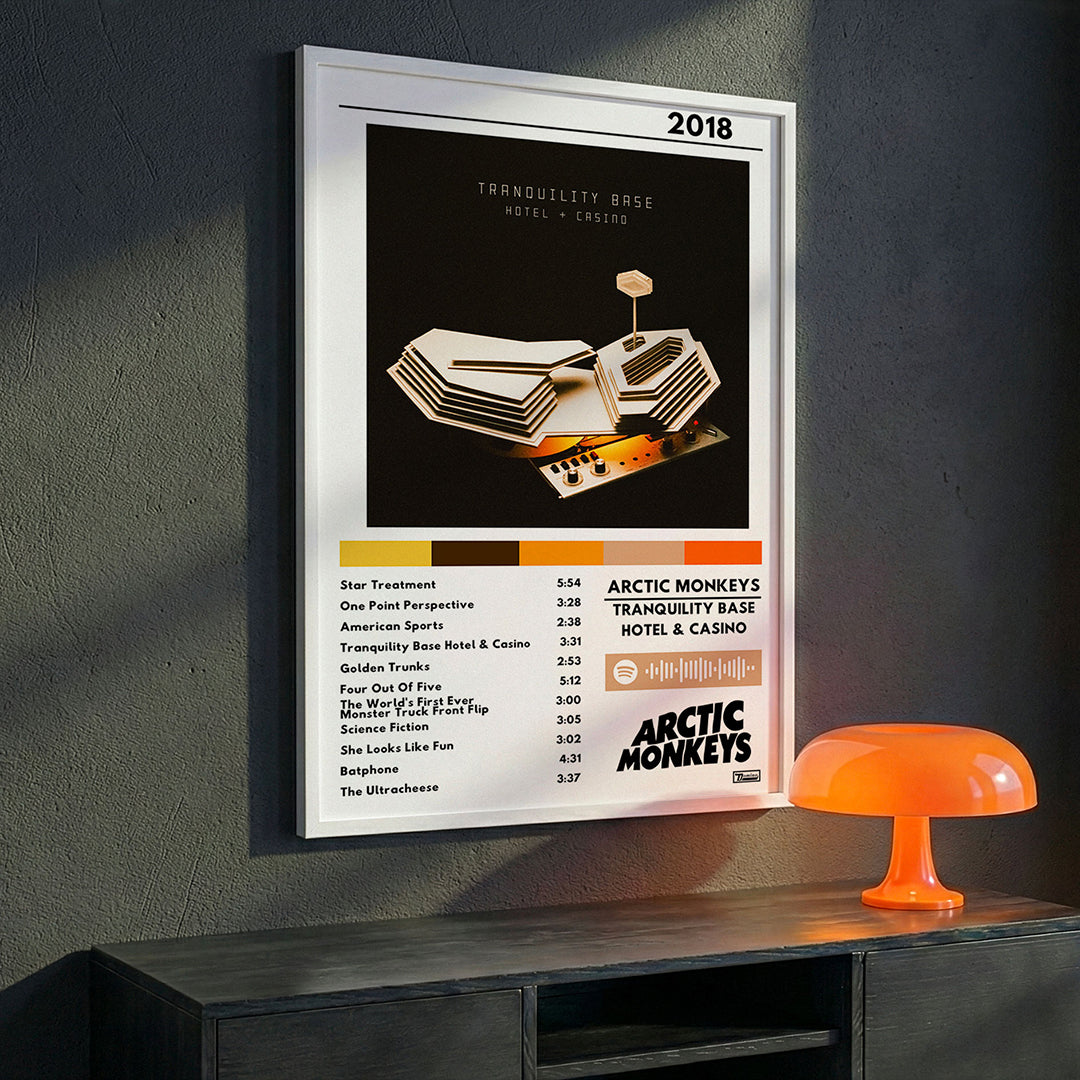 Cuadro Arctic Monkeys - Tranquility Base Hotel & Casino - Catarsis Visual