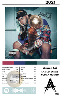 Cuadro Anuel AA - Las Leyendas Nunca mueren