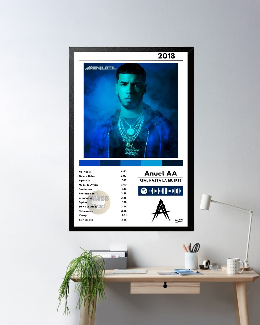 Cuadro Anuel AA - Real hasta la muerte